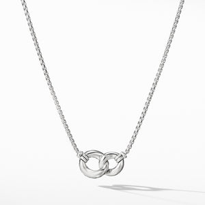 David Yurman Double Link Necklace with Diamonds
