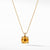 Load image into Gallery viewer, Pendant Necklace with Citrine and Diamonds in 18K Gold, 18&quot; Length