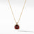 Load image into Gallery viewer, Pendant Necklace with Garnet and Diamonds in 18K Gold, 18&quot; Length
