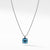 David Yurman Pendant Necklace with Hampton Blue Topaz and Diamonds