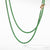 DY Bel Aire Chain Necklace in Green with 14K Gold Accents, 41&quot; Length