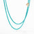 DY Bel Aire Chain Necklace in Turquoise with 14K Gold Accents, 41&quot; Length
