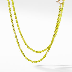 DY Bel Aire Chain Necklace in Yellow with 14K Gold Accents, 41" Length