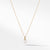 Solari Pendant Necklace with Diamonds and Pearl in 18K Yellow Gold