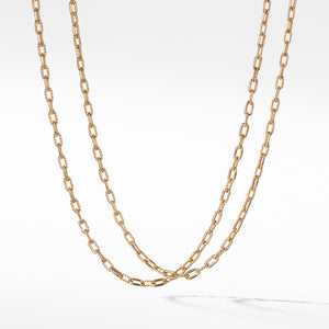 DY Madison® Thin Necklace in 18K Gold, 3mm, 36" Length
