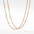 Load image into Gallery viewer, DY Madison® Thin Necklace in 18K Gold, 3mm, 36&quot; Length