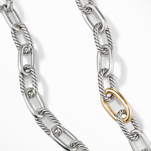 DY Madison David Yurman Chain Necklace with 18K Yellow Gold