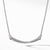 David Yurman Crossover Bar Necklace with Diamonds