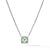 Load image into Gallery viewer, Petite Chatelaine Pavé Bezel Pendant Necklace with Prasiolite and Diamonds