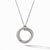 Load image into Gallery viewer, David Yurman 18&quot; Crossover Pendant Necklace with Diamonds