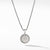 Load image into Gallery viewer, David Yurman Silver Initial &quot;A&quot; Charm Necklace with Diamonds