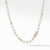 Helena Pearl Strand Necklace in 18K Yellow Necklace with Diamonds, 18&quot; Length