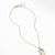 Load image into Gallery viewer, DY Origami Pendant Necklace in 18K Yellow Gold with Diamonds on Box Chain