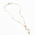 Starburst Cluster Necklace in 18K Yellow Gold with Pavé Diamonds, 18&quot; Length