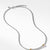 David Yurman Sterling Silver Petite Helena Station Necklace with 18k Yellow Gold and Diamonds