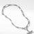 David Yurman Sterling Silver Lexington Diamond Chain Link Necklace