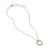 18K Yellow Gold Petite Infinity Necklace with Diamonds by David Yurman