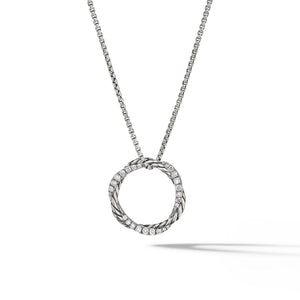 David Yurman Petite Infinity Necklace with Pavé Diamonds