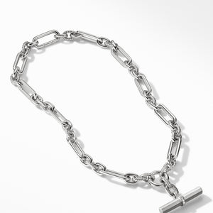David Yurman Sterling Silver Lexington Chain Necklace with Diamonds