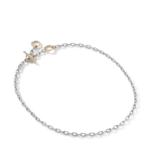 DY Madison® Three Ring Chain Necklace with 18K Yellow Gold