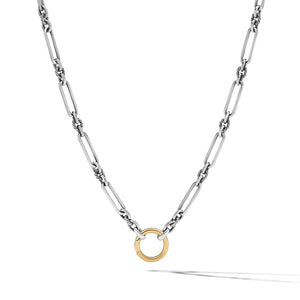 Lexington Chain Necklace with 18K Yellow Gold, 17"