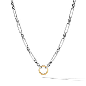 Lexington Chain Necklace with 18K Yellow Gold, 17"