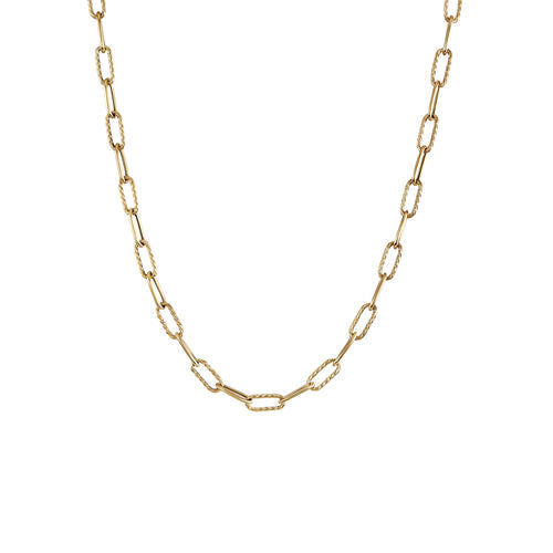 DY Madison Chain Necklace in 18K Yellow Gold