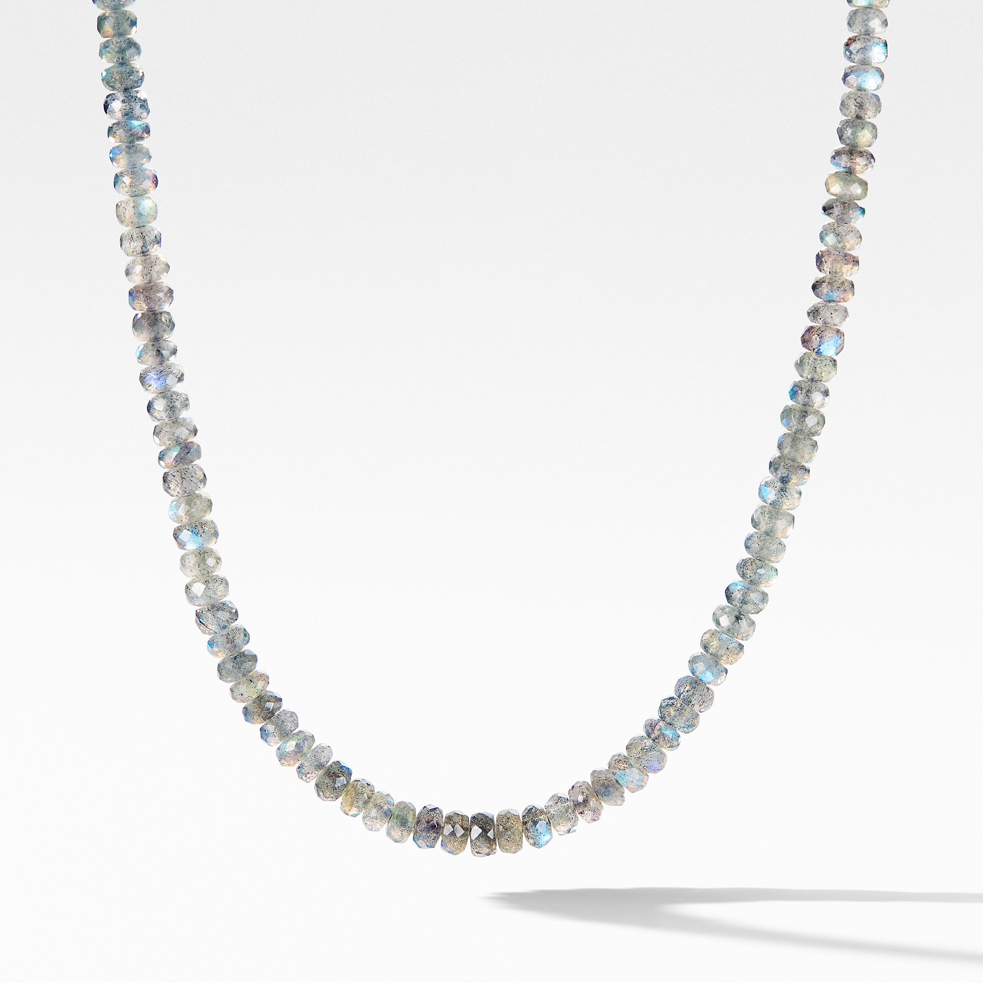 Spiritual Bead Necklace with Labradorite, 22