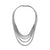 16&quot; John Hardy Classic Chain Sterling Silver Woven Multi-row Necklace