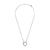 John Hardy Classic Chain Sterling Silver Interlinking Circle Pendant Necklace