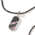 John Hardy Pendant Box Chain Necklace with Black Mother of Pearl and Black Sapphire