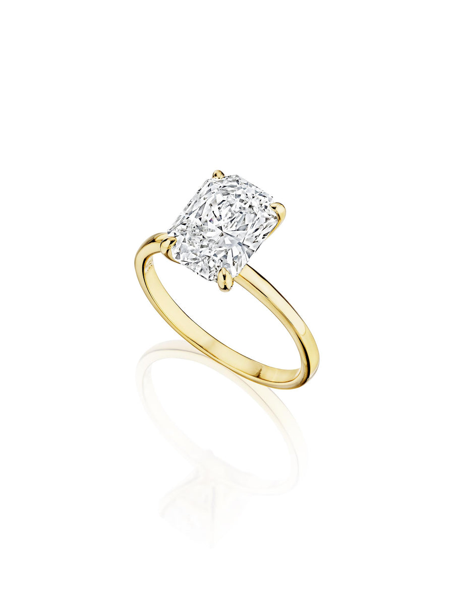 Solitaire Radiant Cut Diamond Engagement Ring Fink's