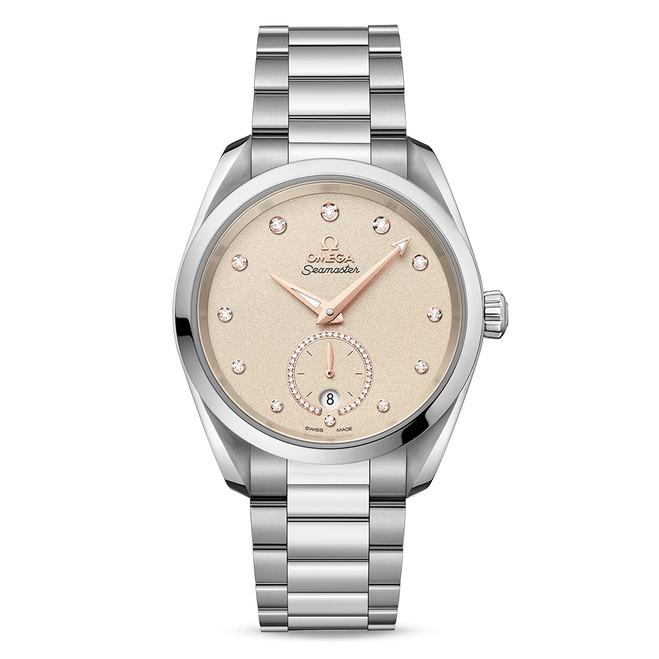 Omega Seamaster Aqua Terra 150m Co-Axial Master Chronometer Small Seconds 38mm with Ivory Dial