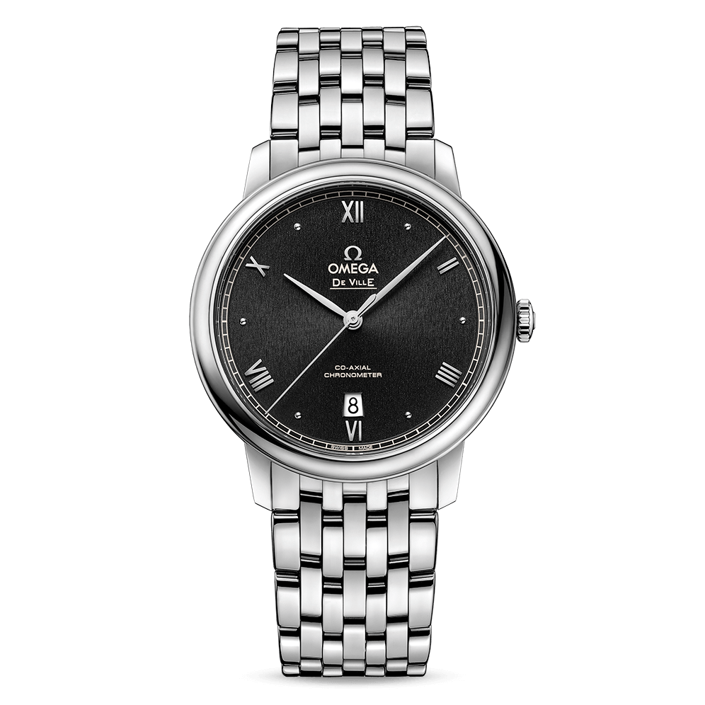 Omega De Ville Prestige Co-Axial Chronometer Men's Watch  with Black Dial