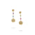 Marco Bicego Africa 18K Yellow Gold and Mixed Gemstone Drop Earrings