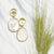Load image into Gallery viewer, Marco Bicego Lunaria 18K Yellow Gold Mother-of-Pearl Petite Dangle Earrings
