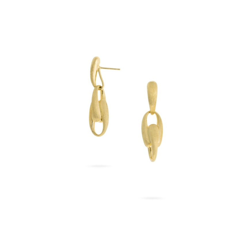Marco Bicego Lucia 18K Yellow Gold Link Drop Earrings