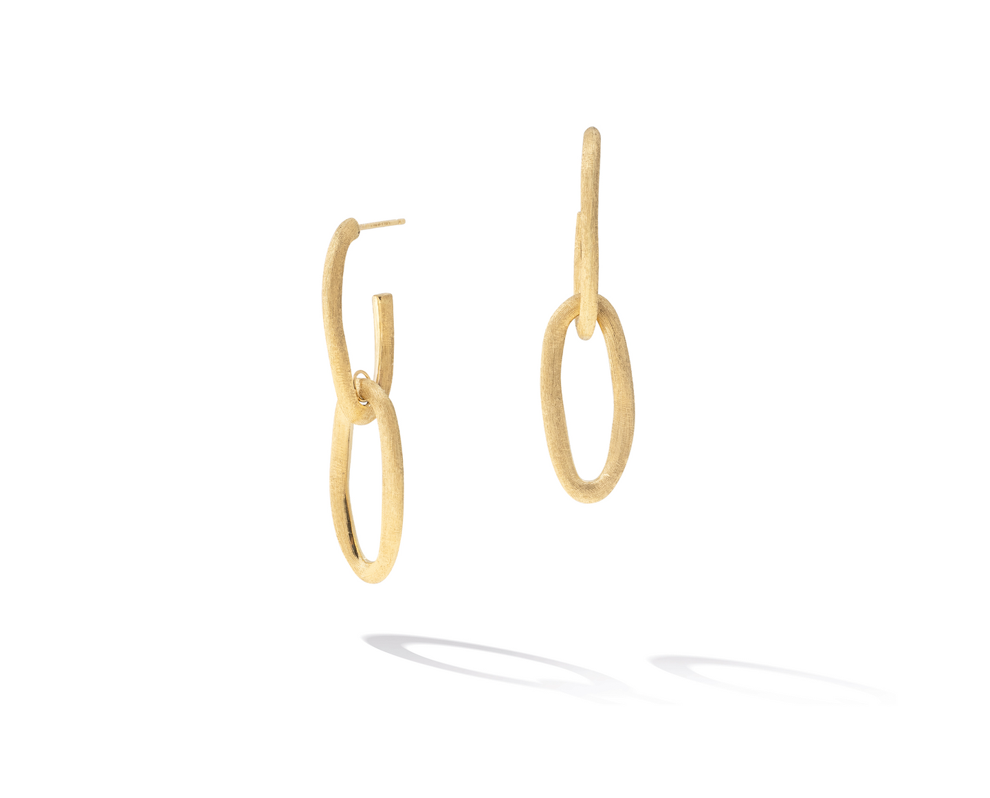 Marco Bicego Jaipur Link Yellow Gold Oval Double Link Earrings