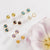 Marco Bicego Jaipur Color Mini Button Earrings with Blue Topaz