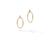 Load image into Gallery viewer, Marco Bicego Marrakech Onde 18K Yellow Gold and Diamond Open Oval Earrings