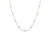 Mikimoto Pearl Station Chain Necklace in Yellow Gold