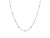 Mikimoto Pearl Station Chain Necklace in White Gold
