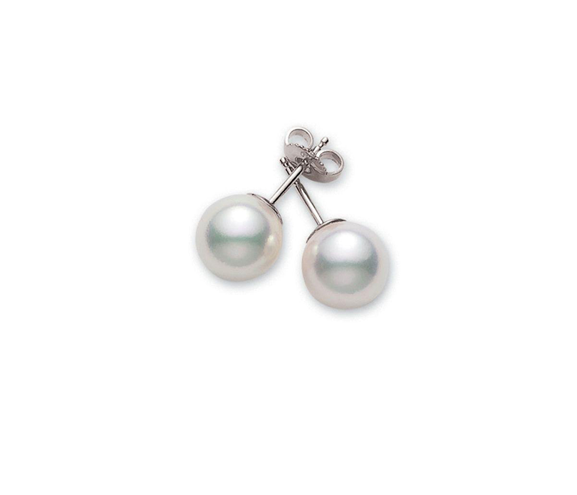Mikimoto Akoya A+ Pearl Stud Earrings