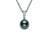 Mikimoto Morning Dew 8mm Black South Sea Pearl and Diamond Pendant