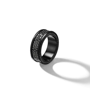 David Yurman The Wedding Collection Ring in Black Titanium