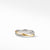 David Yurman The Crossover® Collection Ring in Silver and 18-Karat Yellow Gold