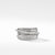 Load image into Gallery viewer, David Yurman Sterling Silver Cable Ring with Diamonds