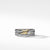 David Yurman X Crossover Ring with 18k Yellow Gold