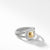 Load image into Gallery viewer, Petite Albion® Ring with 18K Gold Dome and Diamonds, Size 7
