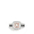 Petite Albion Ring with Morganite and Diamonds, Size 5